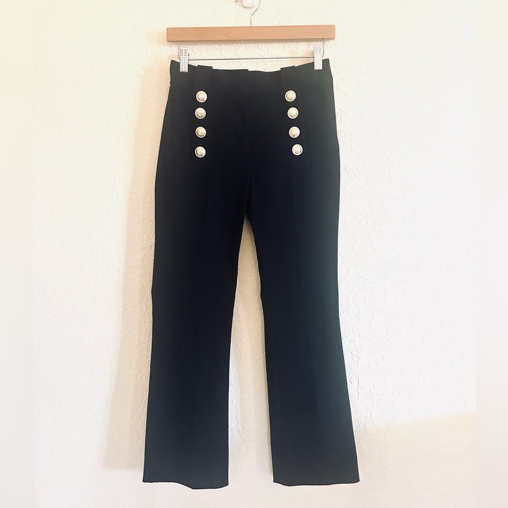 NWT Derek Lamb 10 Crosby Robertson Flare Crop Trouser - Picture 8 of 15